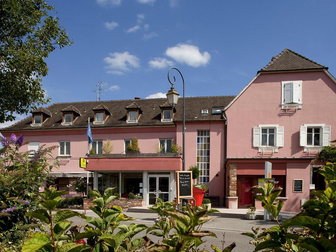 Hotel Restaurant Logis La Palette Wettolsheim Exterior foto